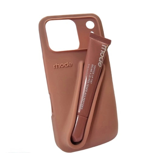 Maska Rhode LIP CASE + LIP TINT za iPhone 17 PRO - toast