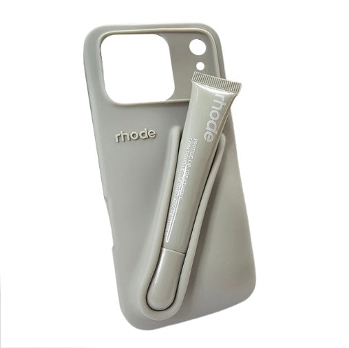 Maska Rhode LIP CASE + LIP TINT za iPhone 17 PRO - uncented gray