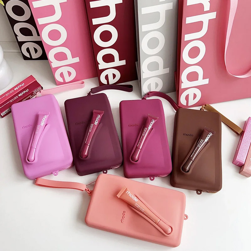 Rhode LIPGLOSS WALLET + LIP TINT - peach pit