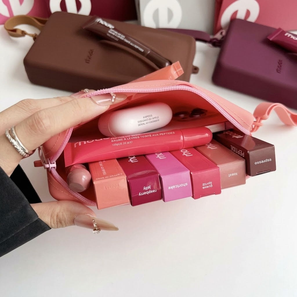 Rhode LIPGLOSS WALLET + LIP TINT - peach pit