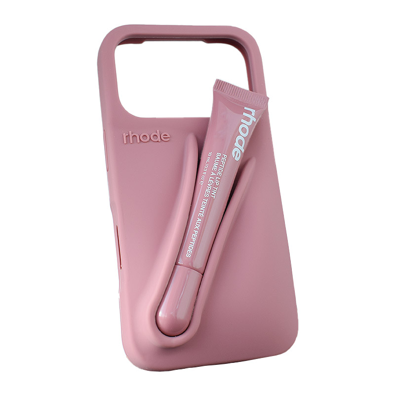 Maska Rhode LIP CASE + LIP TINT za iPhone 17 Pro/ 18 Pro - salty tan