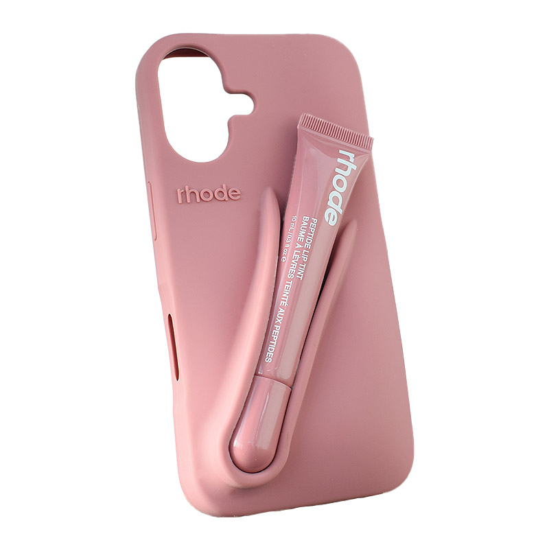 Maska Rhode LIP CASE + LIP TINT za iPhone 17 - salty tan
