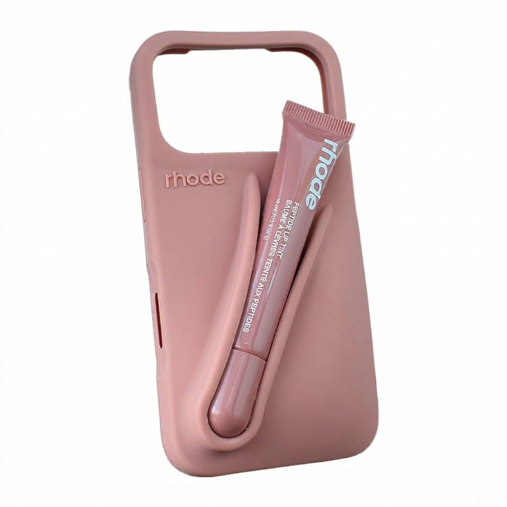 Maska Rhode LIP CASE + LIP TINT za iPhone 17 Pro/ 18 Pro - toast