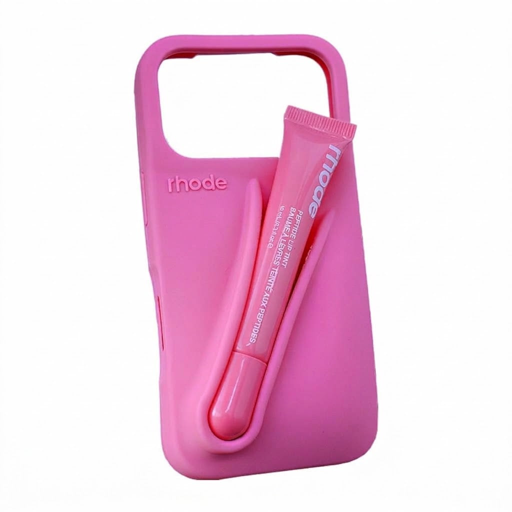 Maska Rhode LIP CASE + LIP TINT za iPhone 17 Pro/ 18 Pro - shortcake