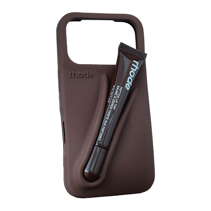 Maska Rhode LIP CASE + LIP TINT za iPhone 17 Pro/ 18 Pro - espresso
