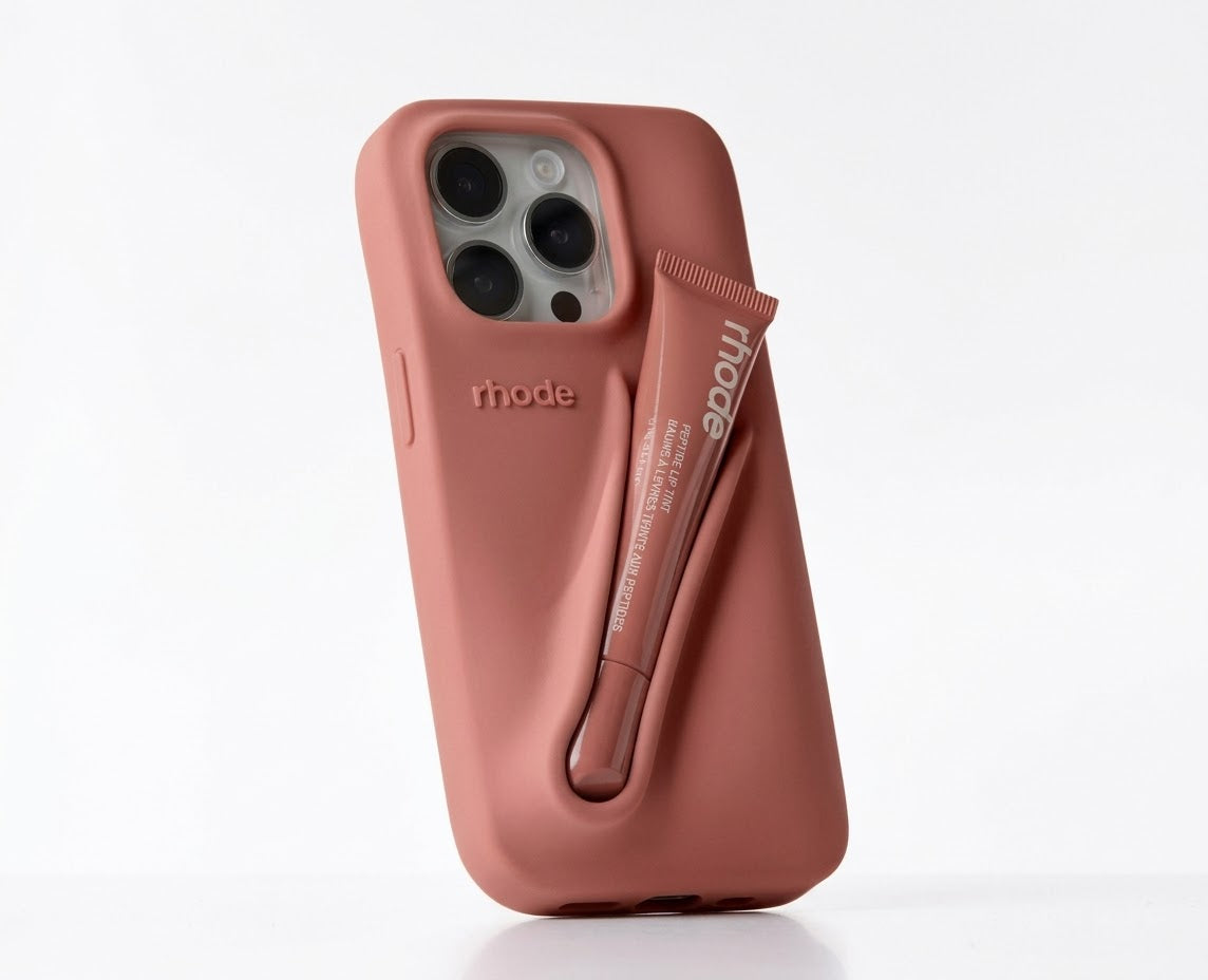 Maska Rhode LIP CASE + LIP TINT za iPhone 15 Pro - toast