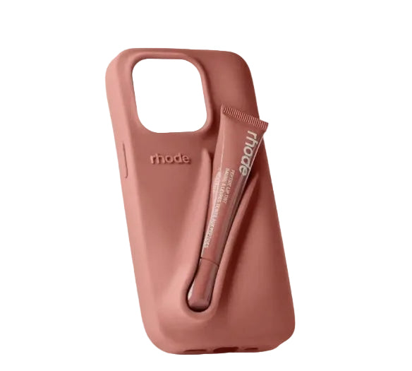 Maska Rhode LIP CASE + LIP TINT za iPhone 15 - toast