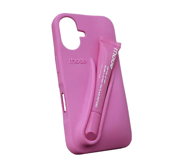 Maska Rhode LIP CASE + LIP TINT za iPhone 16 - shortcake