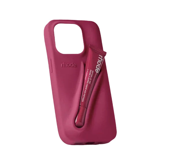 Maska Rhode LIP CASE + LIP TINT za iPhone 16 PRO - raspberry jelly