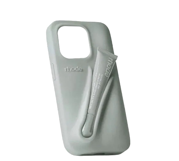 Maska Rhode LIP CASE + LIP TINT za iPhone 16 PRO - uncented gray