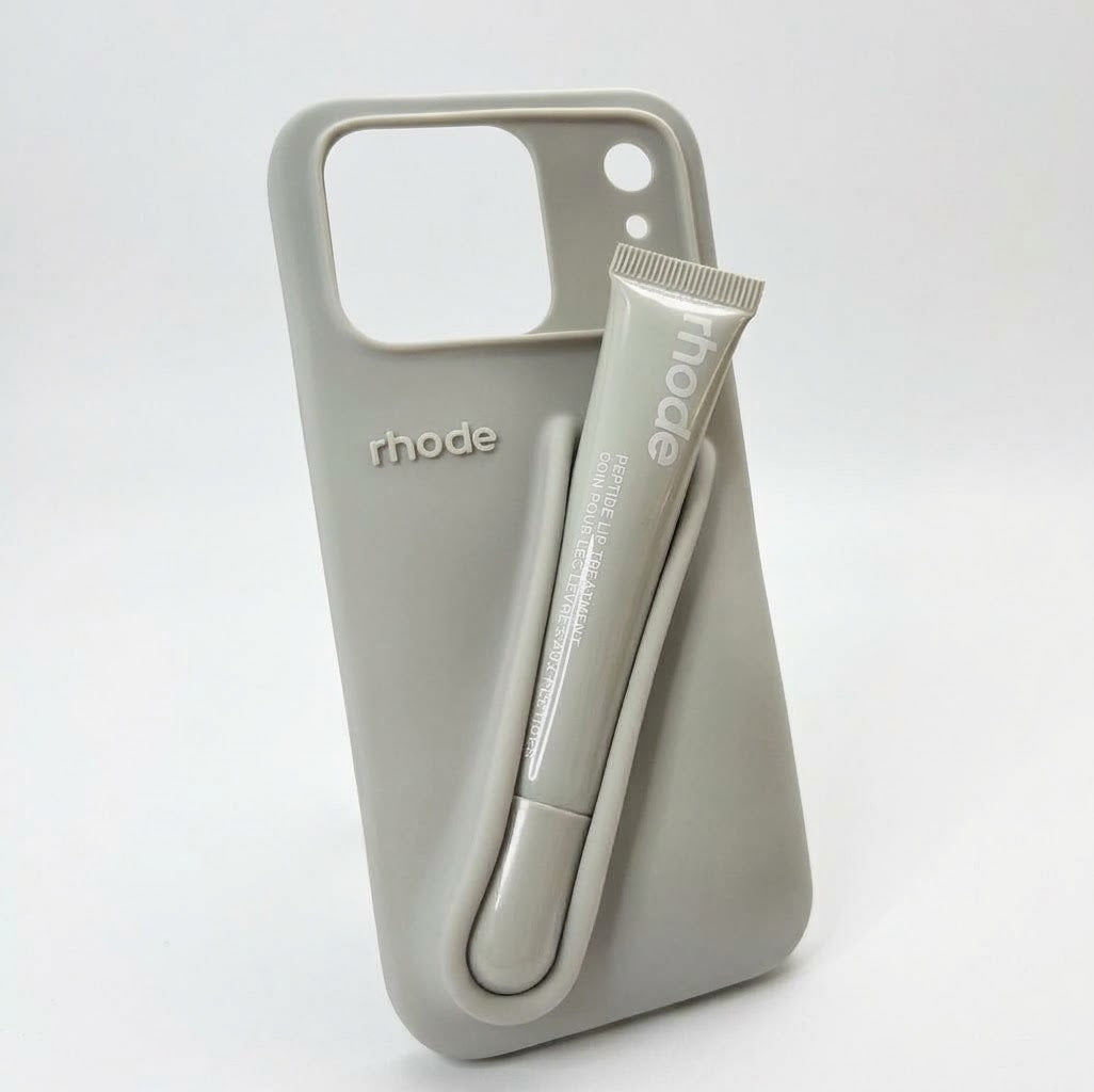 Maska Rhode LIP CASE + LIP TINT za iPhone 17 PRO MAX - uncented gray